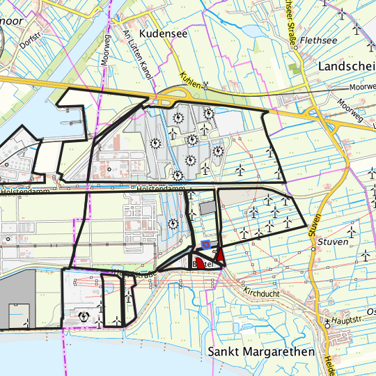 Detaildarstellung der gesuchten Gewerbefläche
