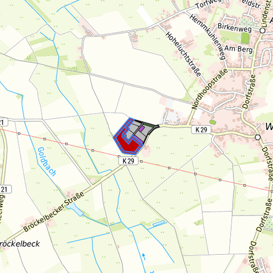 Detaildarstellung der gesuchten Gewerbefläche