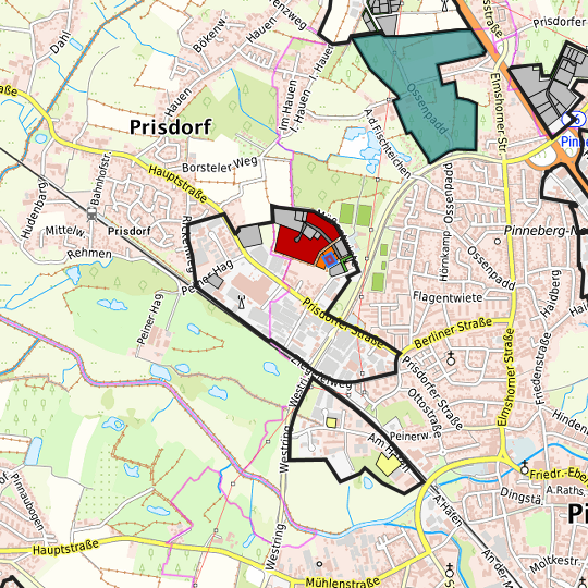 Detaildarstellung der gesuchten Gewerbefläche