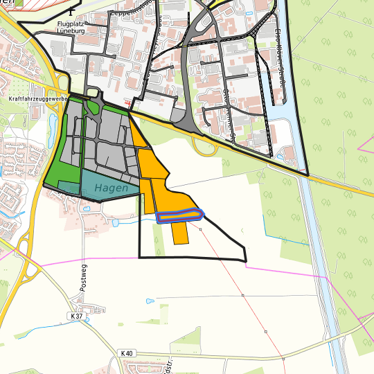 Detaildarstellung der gesuchten Gewerbefläche