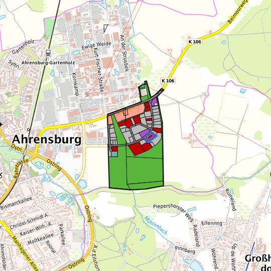 Detaildarstellung der gesuchten Gewerbefläche