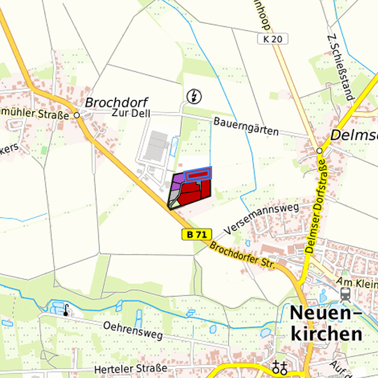 Detaildarstellung der gesuchten Gewerbefläche