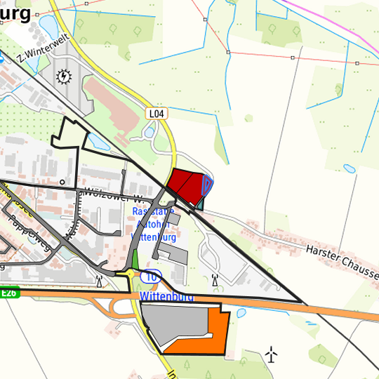 Detaildarstellung der gesuchten Gewerbefläche