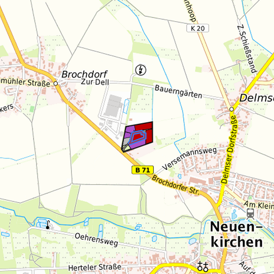 Detaildarstellung der gesuchten Gewerbefläche