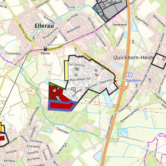 Detaildarstellung der gesuchten Gewerbefläche