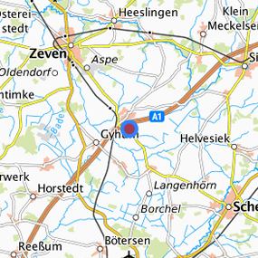 Lage in der gesuchten Region 