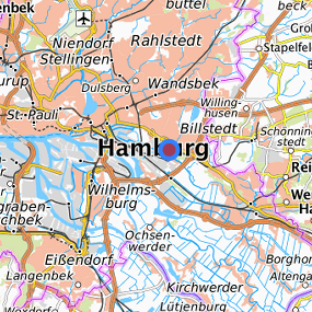 Lage in der gesuchten Region 