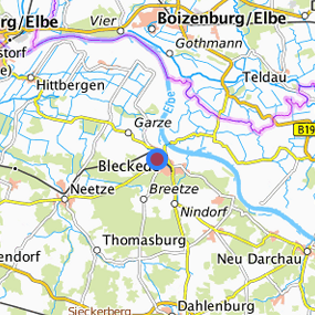 Lage in der gesuchten Region 