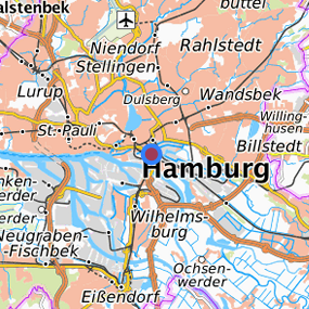 Lage in der gesuchten Region 