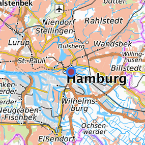 Location in the requested region 