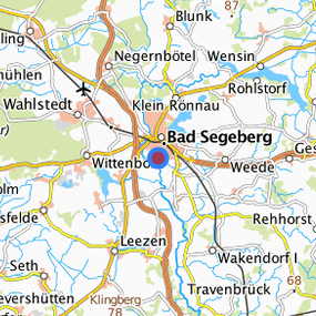 Lage in der gesuchten Region 