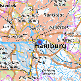 Lage in der gesuchten Region 