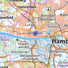Lage in der gesuchten Region 