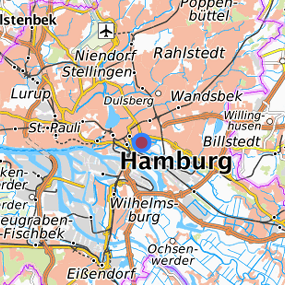 Lage in der gesuchten Region 