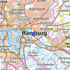 Lage in der gesuchten Region 