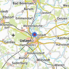 Lage in der gesuchten Region 