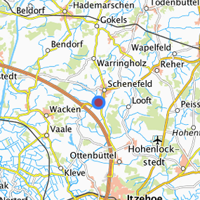 Lage in der gesuchten Region 
