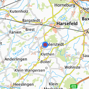 Lage in der gesuchten Region 