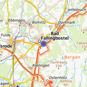 Location in the requested region 