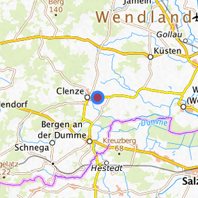 Lage in der gesuchten Region 