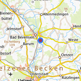 Lage in der gesuchten Region 