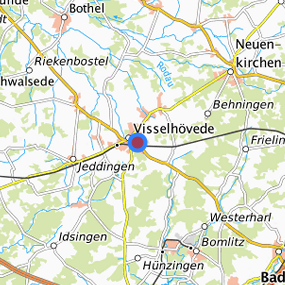 Lage in der gesuchten Region 