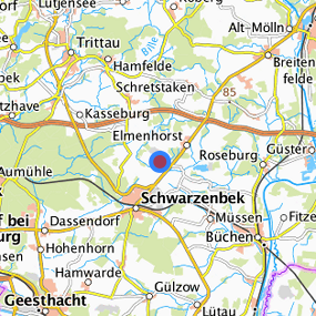 Location in the requested region 