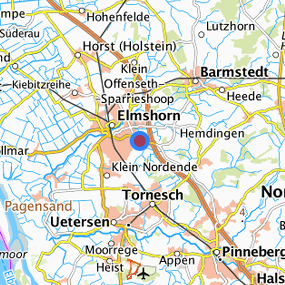 Lage in der gesuchten Region 