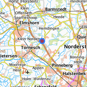 Location in the requested region 