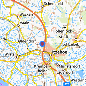 Location in the requested region 