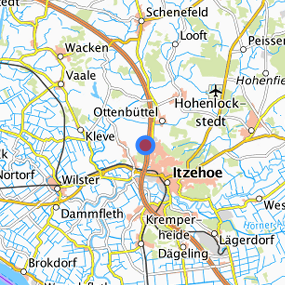 Lage in der gesuchten Region 