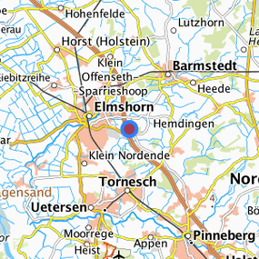 Lage in der gesuchten Region 