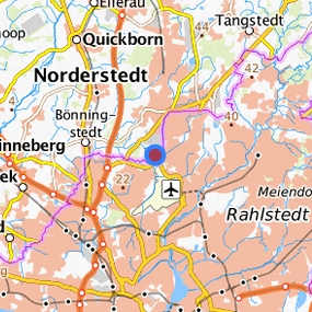 Location in the requested region 