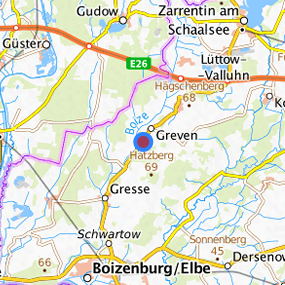 Lage in der gesuchten Region 