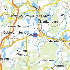 Lage in der gesuchten Region 