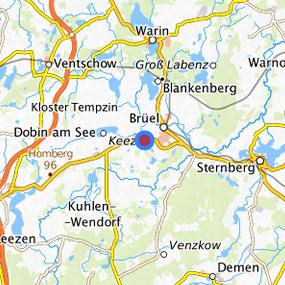 Lage in der gesuchten Region 