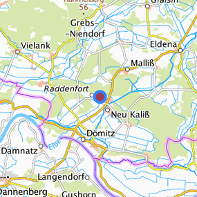 Lage in der gesuchten Region 