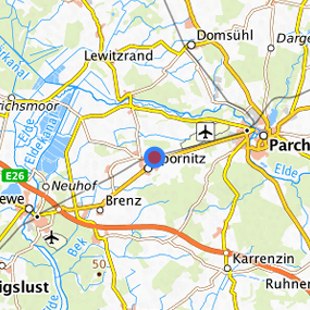 Lage in der gesuchten Region 