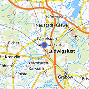 Lage in der gesuchten Region 