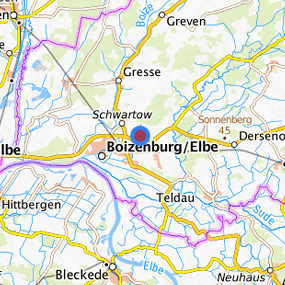 Lage in der gesuchten Region 
