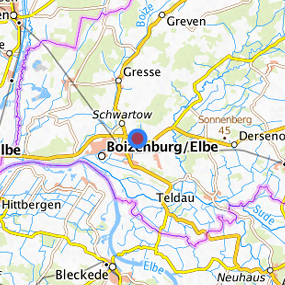 Lage in der gesuchten Region 