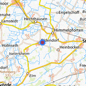 Lage in der gesuchten Region 