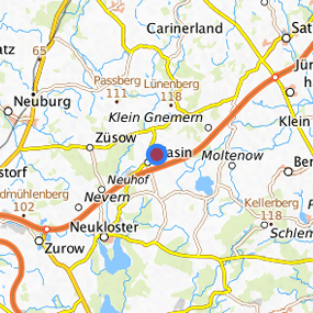 Location in the requested region 