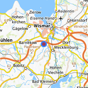 Lage in der gesuchten Region 