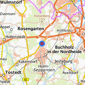 Lage in der gesuchten Region 