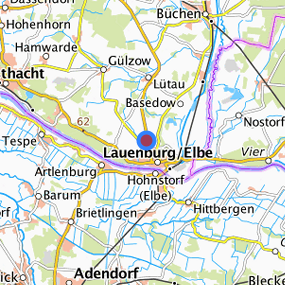 Lage in der gesuchten Region 
