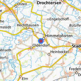 Lage in der gesuchten Region 