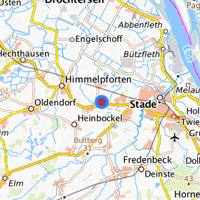 Lage in der gesuchten Region 