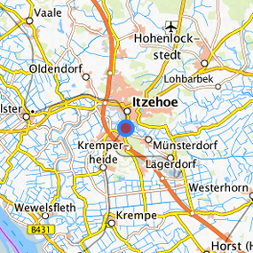 Lage in der gesuchten Region 