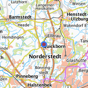 Lage in der gesuchten Region 